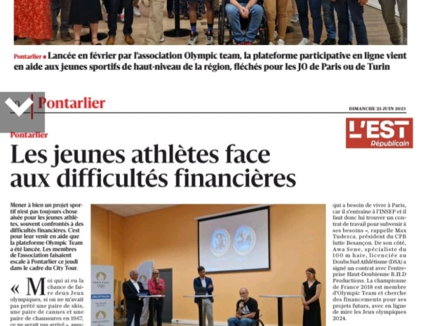 Les jeunes athlètes face aux difficultés financières