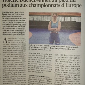 Découvrez le parcours de Article sur les championnats d'Europe