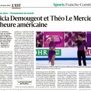 Découvrez le parcours de place maintenant aux Championnats du Monde fin mars à Boston