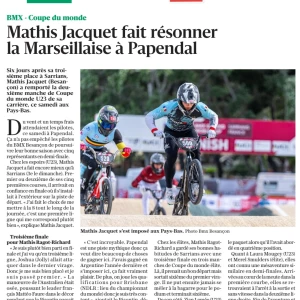 Découvrez le parcours de Coupe du monde BMX
